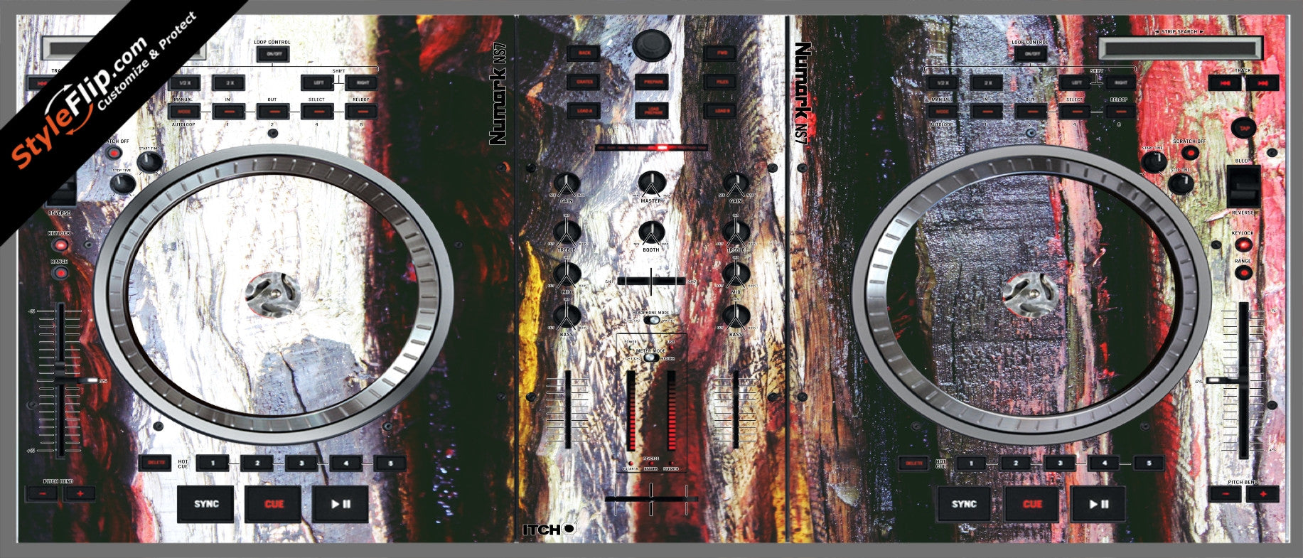 Painted Wood  Numark NS-7