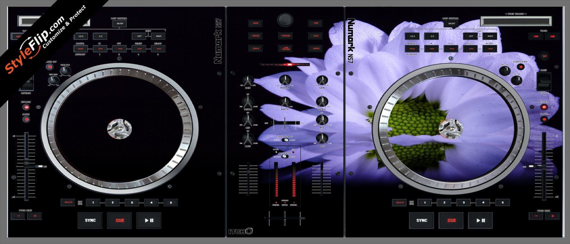Purple Blossom  Numark NS-7