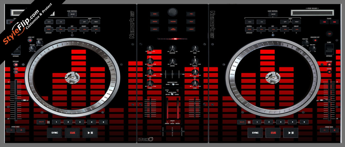 Red Equalizer Numark NS-7