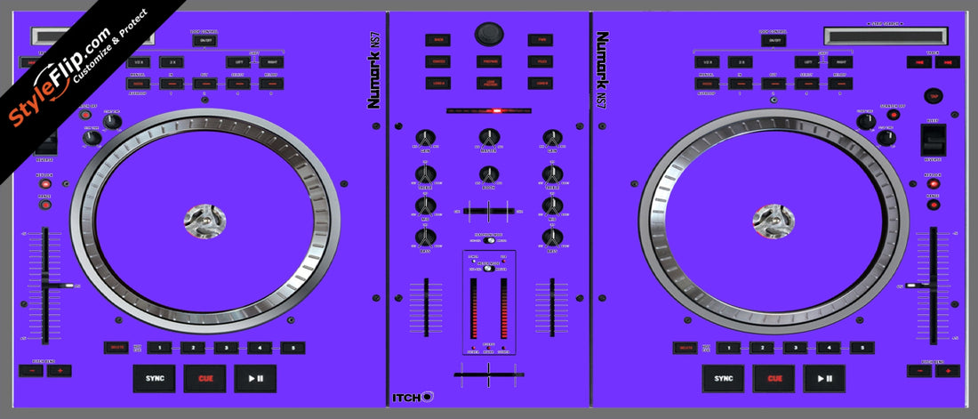 Solid Purple Numark NS-7