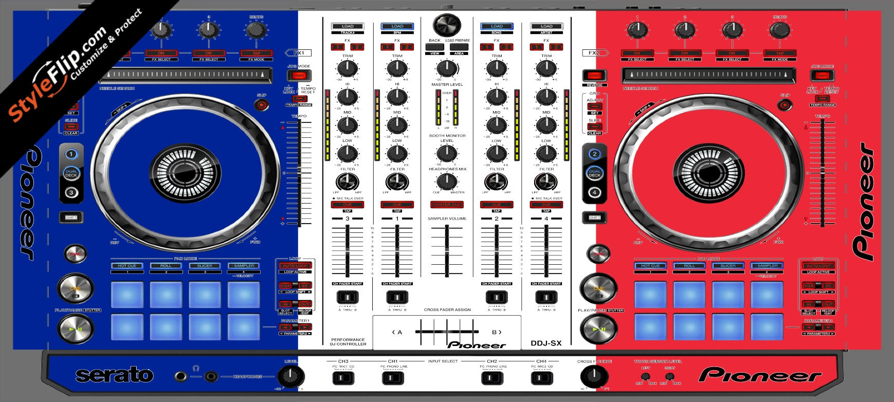 French Flag  Pioneer DDJ-SX