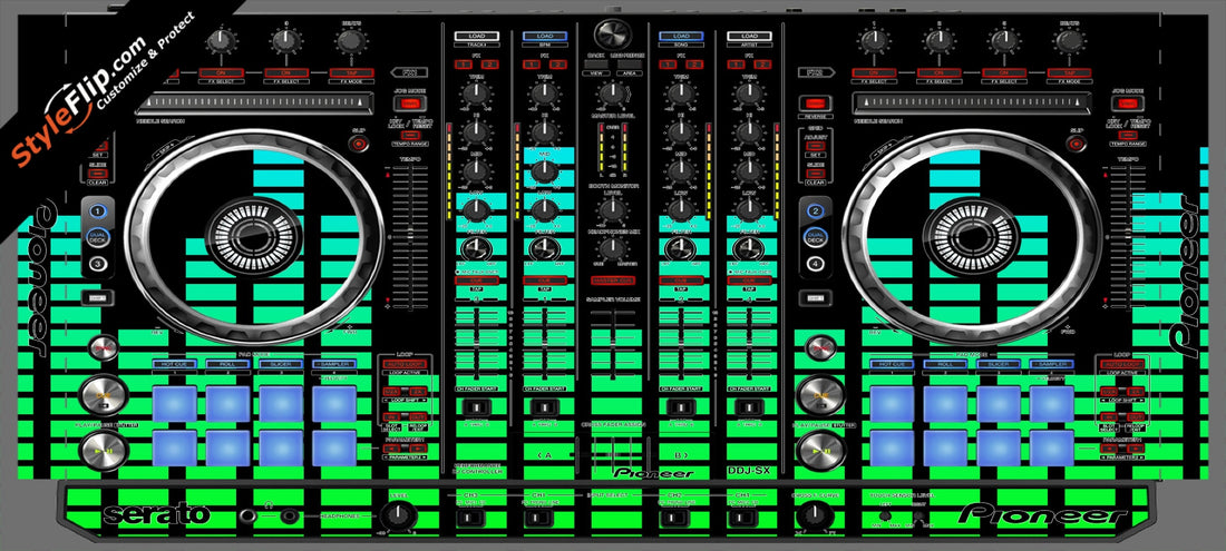 Green Equalizer  Pioneer DDJ-SX