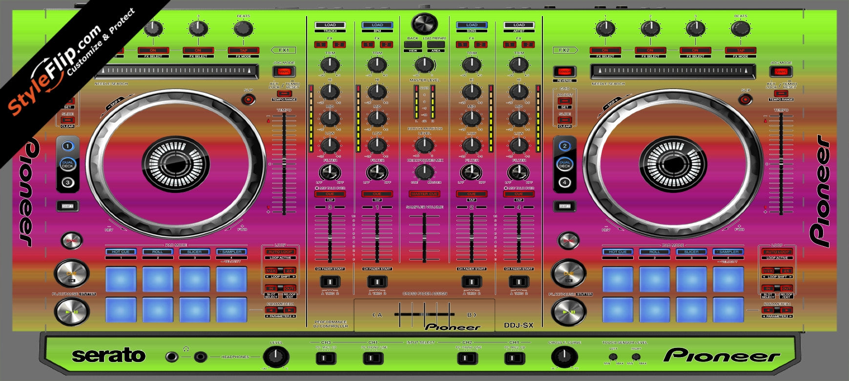 Rainbow Pioneer DDJ-SX
