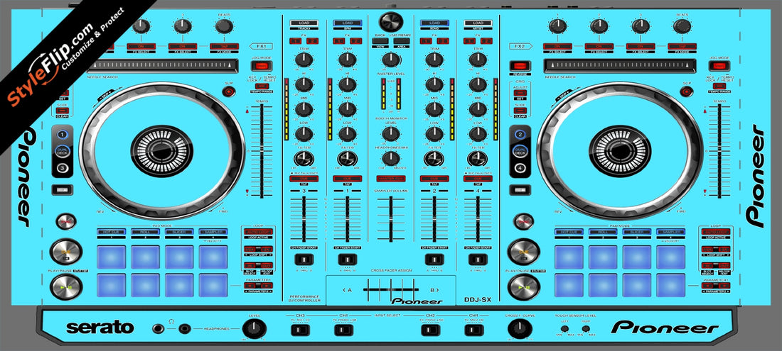 Solid Blue Pioneer DDJ-SX