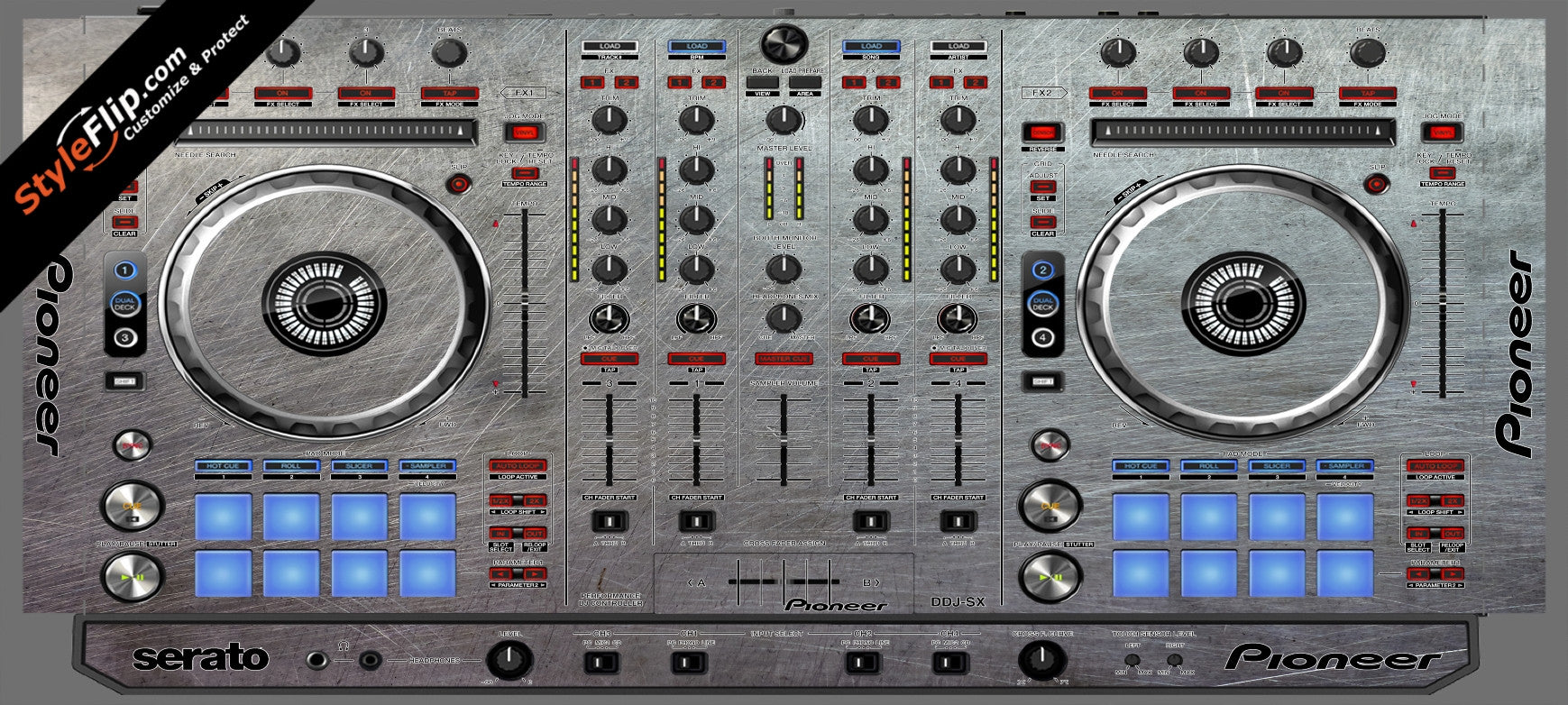 Steel Your Faceplate Pioneer DDJ-SX