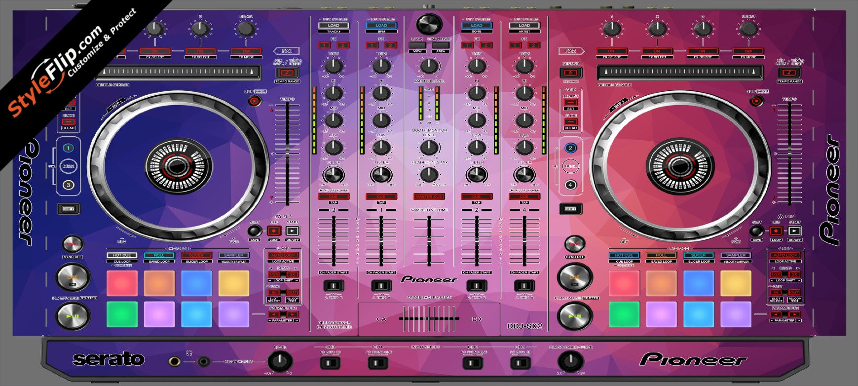 Blue Dreams Pioneer DDJ-SX2