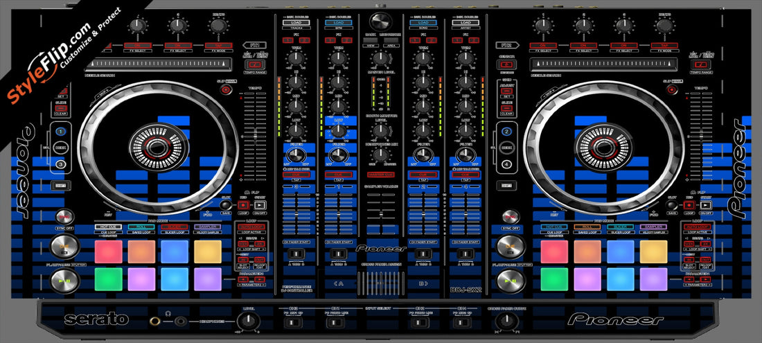 Blue Equalizer Pioneer DDJ-SX2