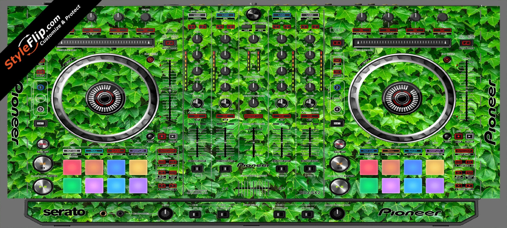 Greenery  Pioneer DDJ-SX2