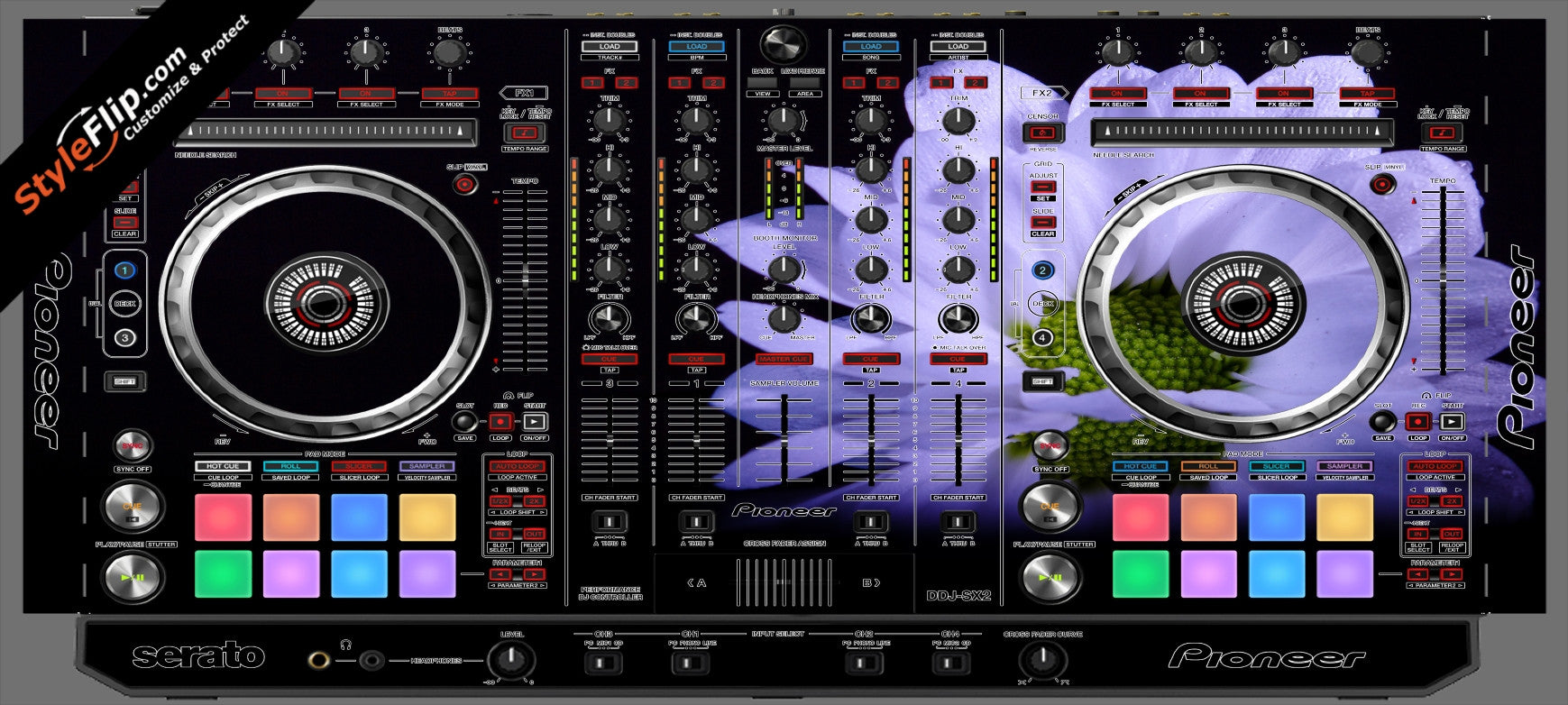 Purple Blossom  Pioneer DDJ-SX2