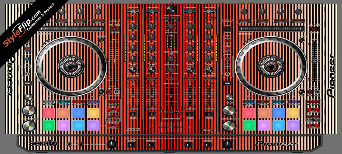 Red Stripes Pioneer DDJ-SX2