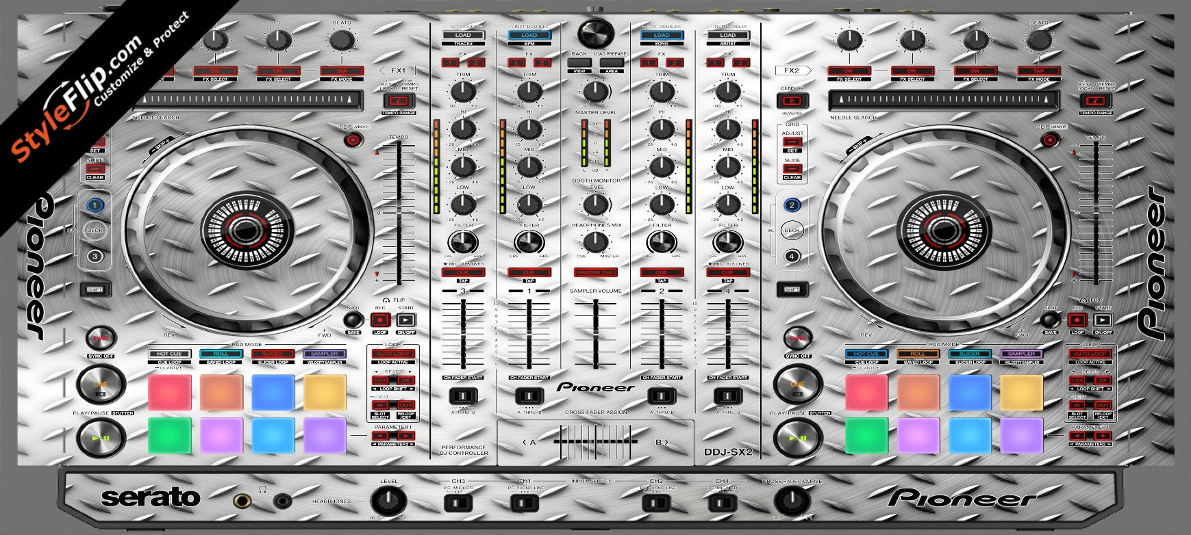 Steel Diamond  Pioneer DDJ-SX2