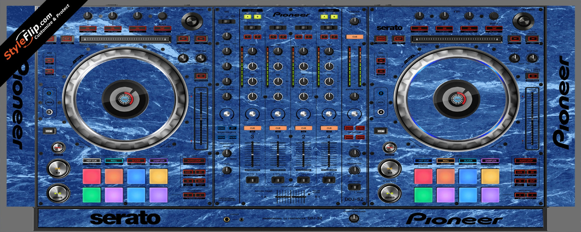 Blue Marble  Pioneer DDJ-SZ