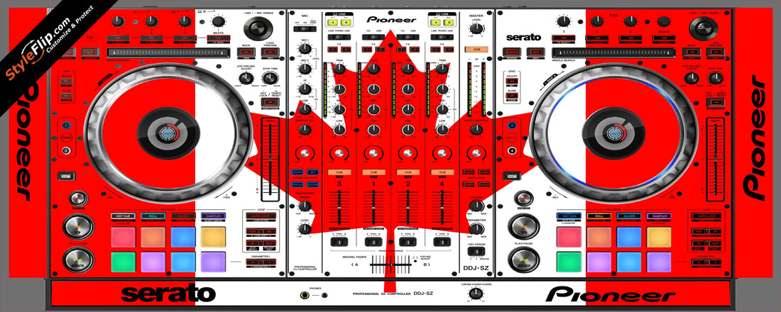 Canadian Flag  Pioneer DDJ-SZ