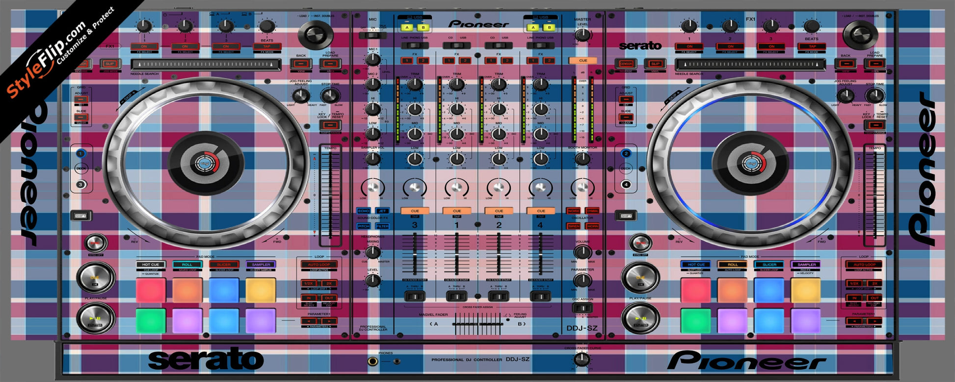 Classic Plaid  Pioneer DDJ-SZ