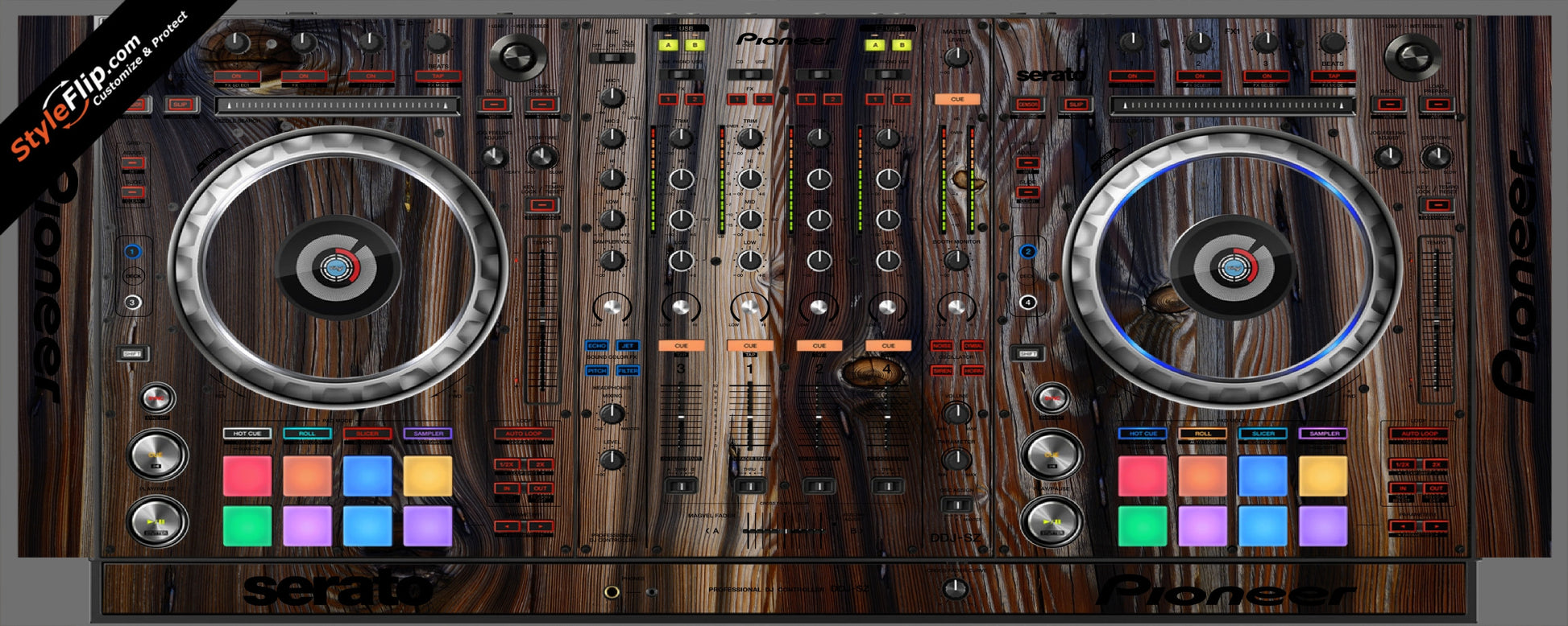 Dark Wood  Pioneer DDJ-SZ