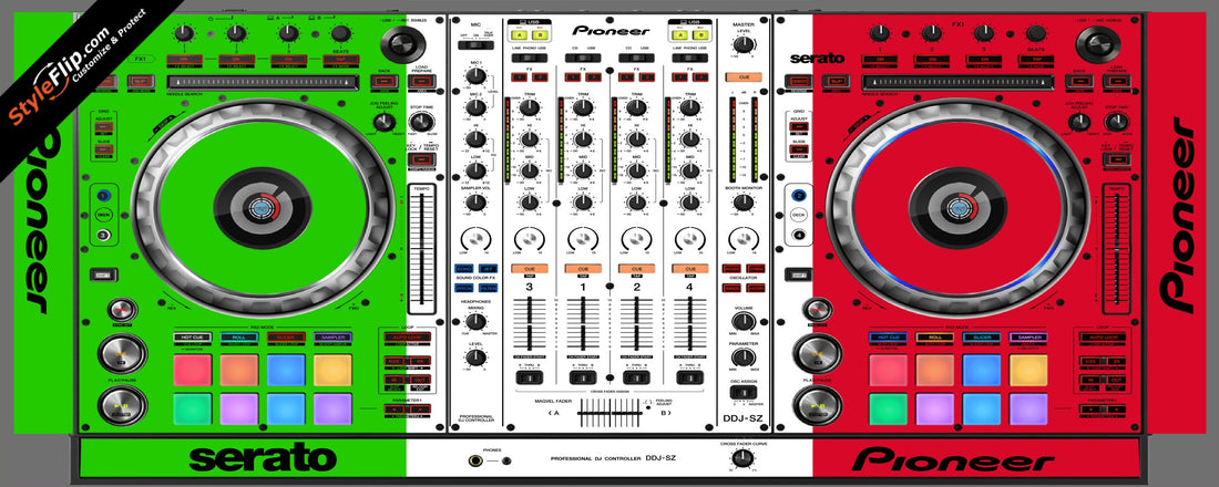 Italian Flag  Pioneer DDJ-SZ