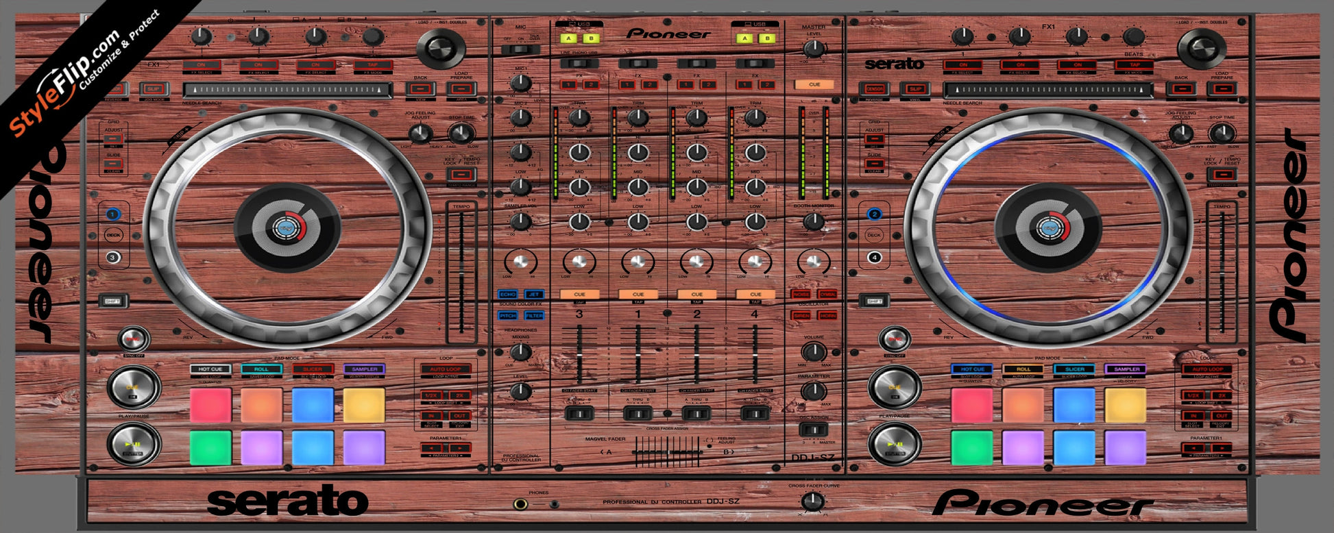 Old Wood  Pioneer DDJ-SZ