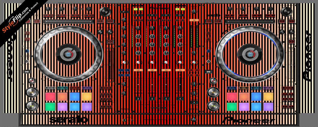 Red Stripes Pioneer DDJ-SZ