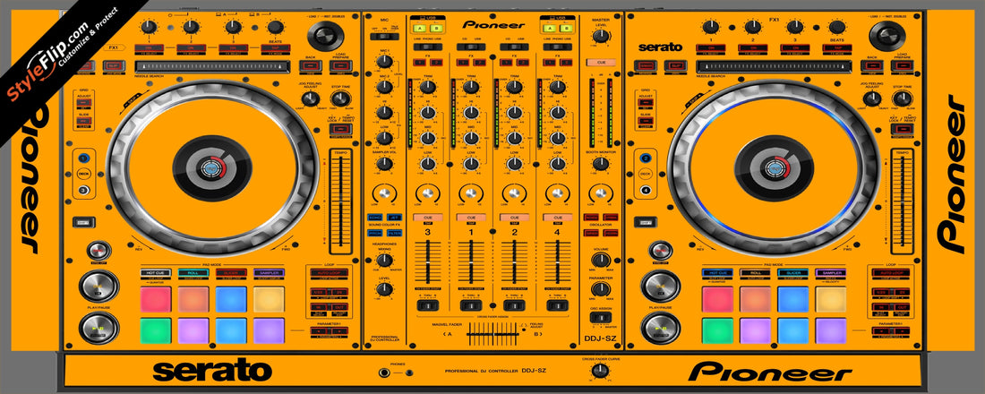 Solid Orange Pioneer DDJ-SZ