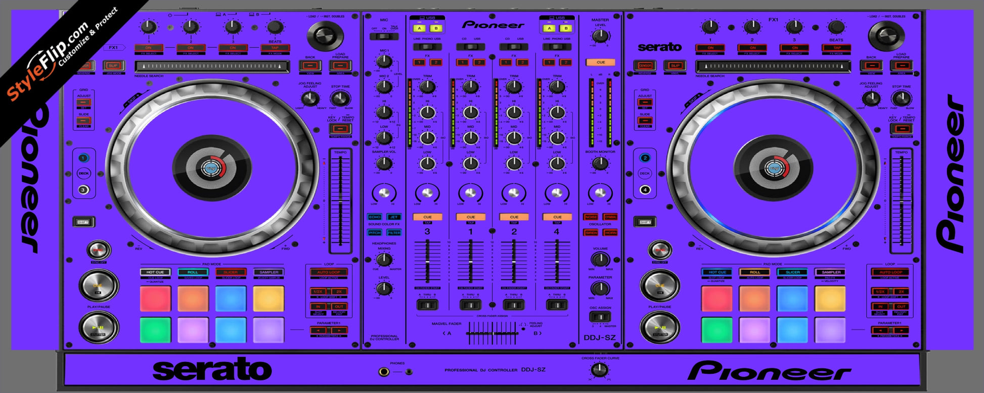 Solid Purple Pioneer DDJ-SZ