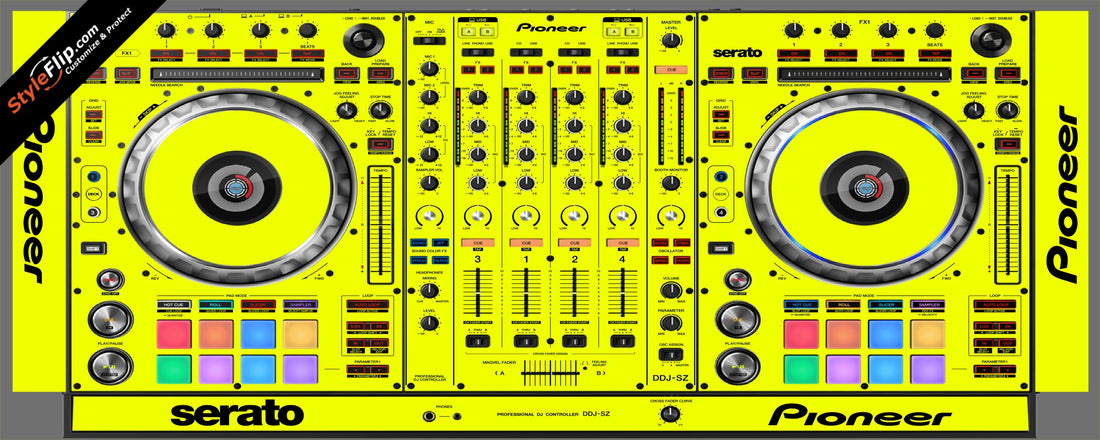 Solid Yellow Pioneer DDJ-SZ
