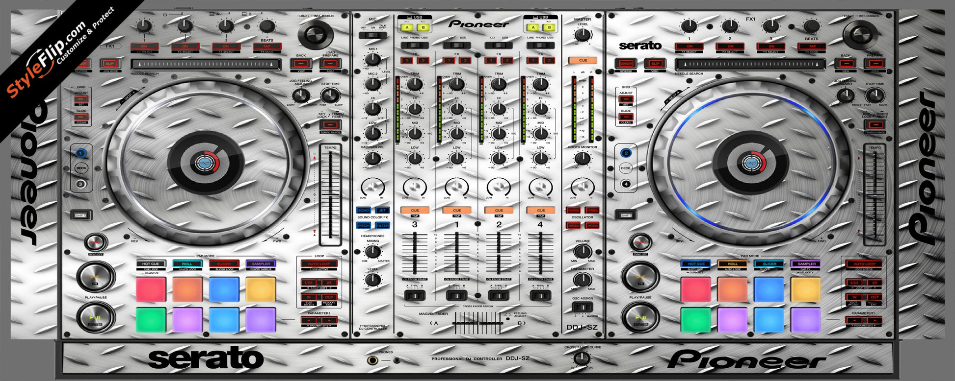Steel Diamond  Pioneer DDJ-SZ