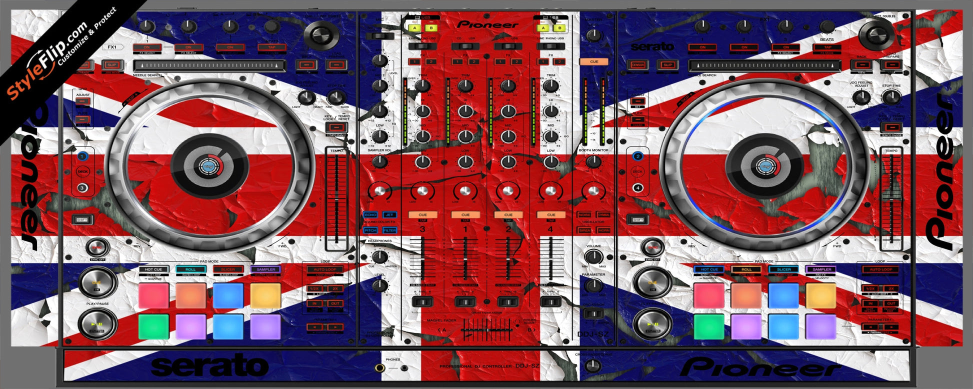 United Kingdom Flag 2  Pioneer DDJ-SZ