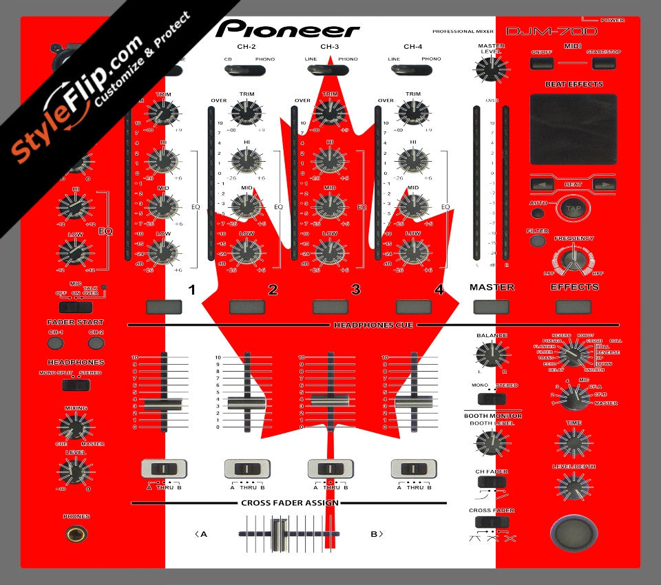 Canadian Flag  Pioneer DJM 700