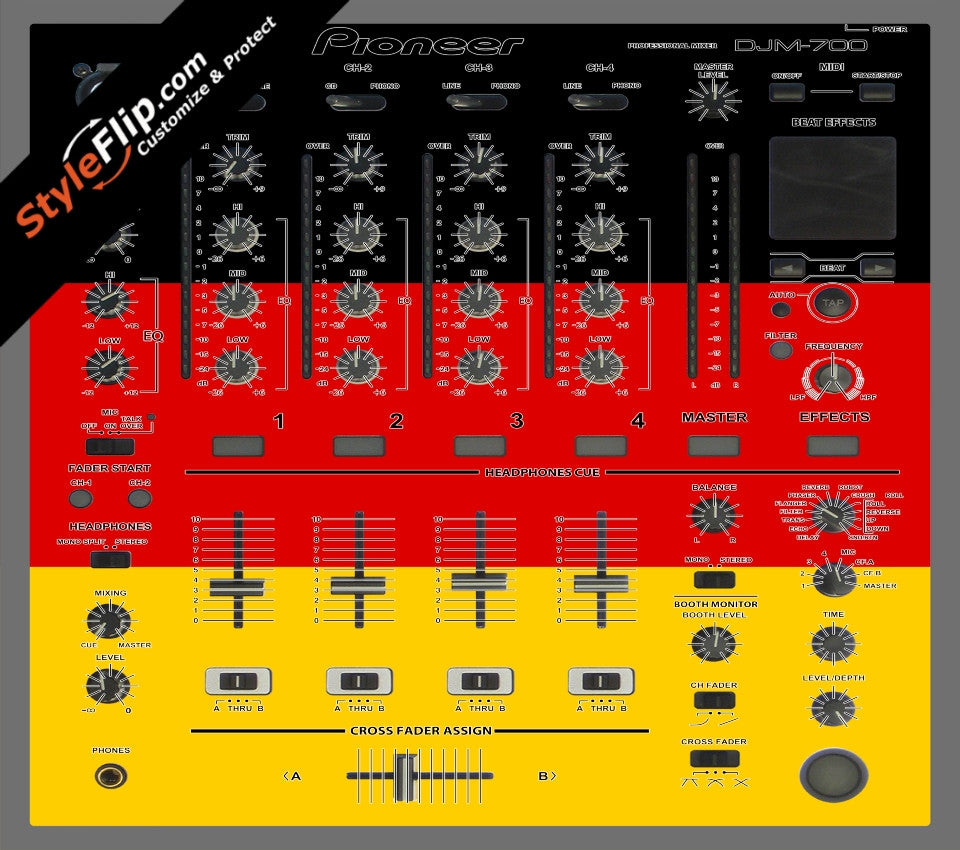 German Flag  Pioneer DJM 700