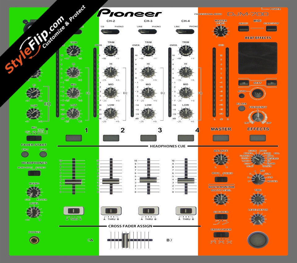 Irish Flag  Pioneer DJM 700