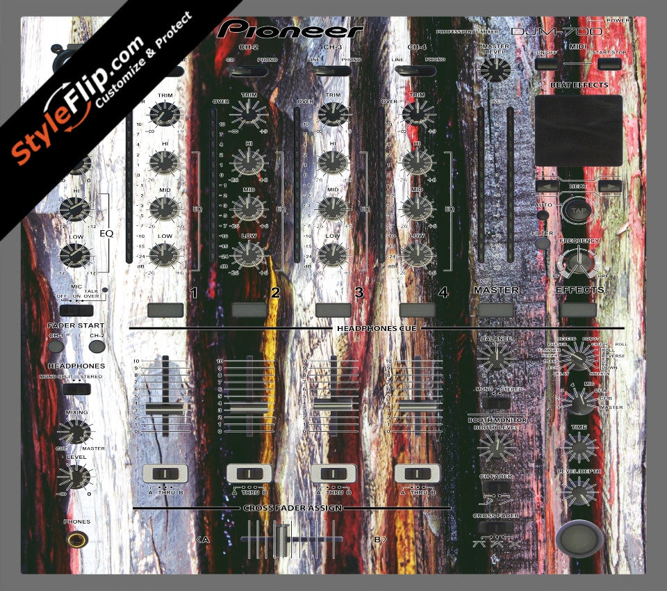 Painted Wood  Pioneer DJM 700