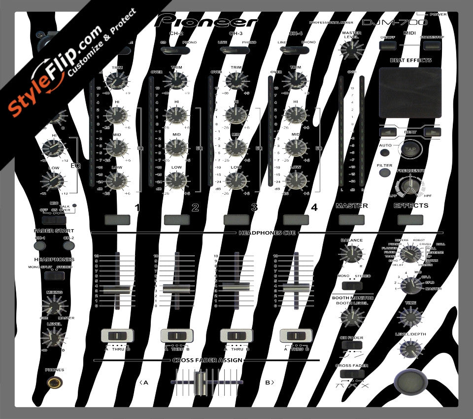 Zebra Print Pioneer DJM 700