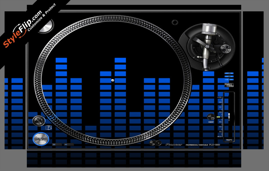 Blue Equalizer Pioneer PLX-1000