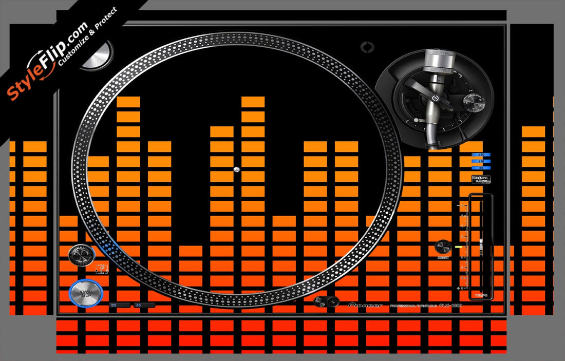 Orange Equalizer  Pioneer PLX-1000