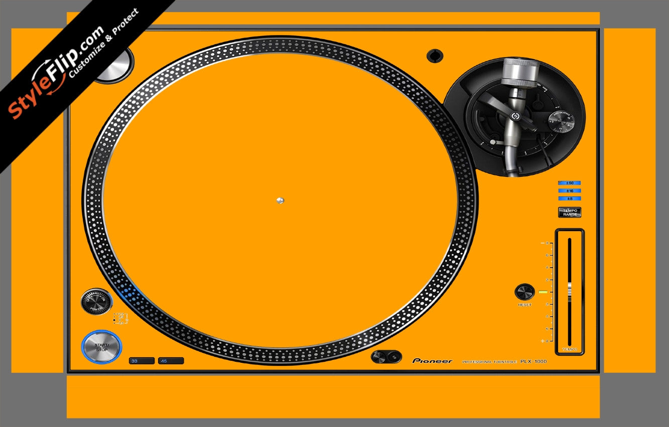 Solid Orange Pioneer PLX-1000