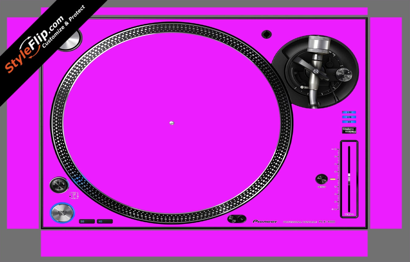 Solid Pink Pioneer PLX-1000