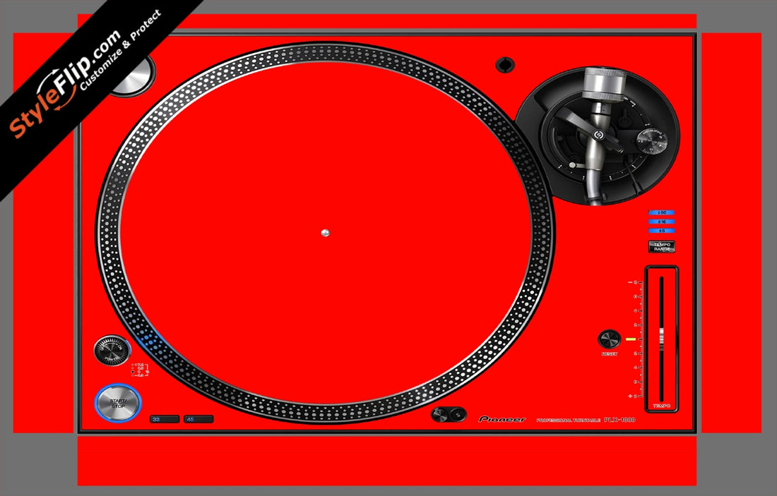 Solid Red Pioneer PLX-1000