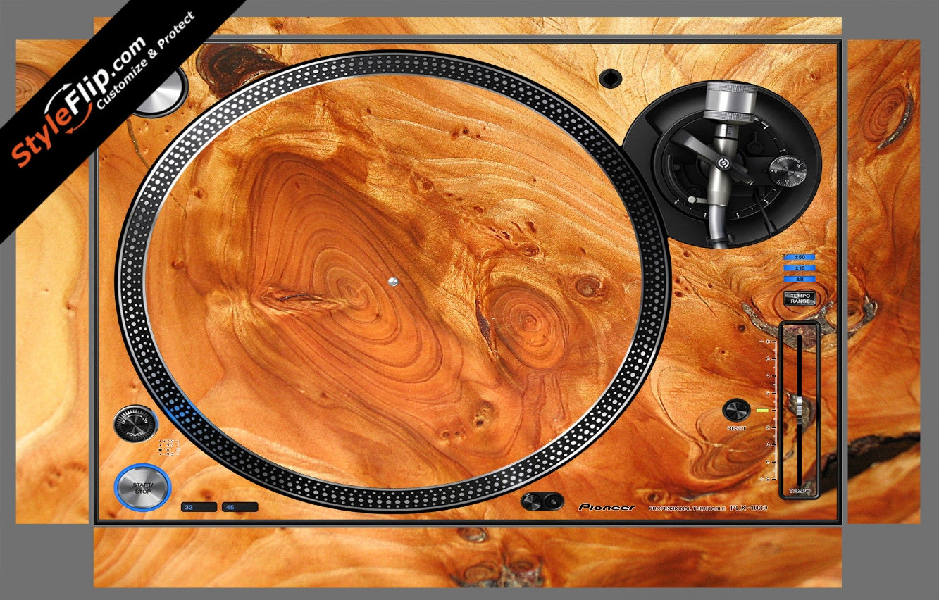 Stained Wood Pioneer PLX-1000