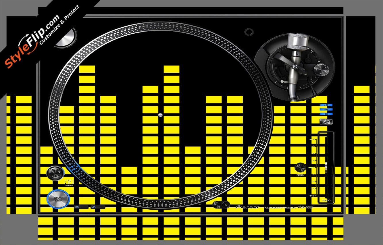 Yellow Equalizer  Pioneer PLX-1000