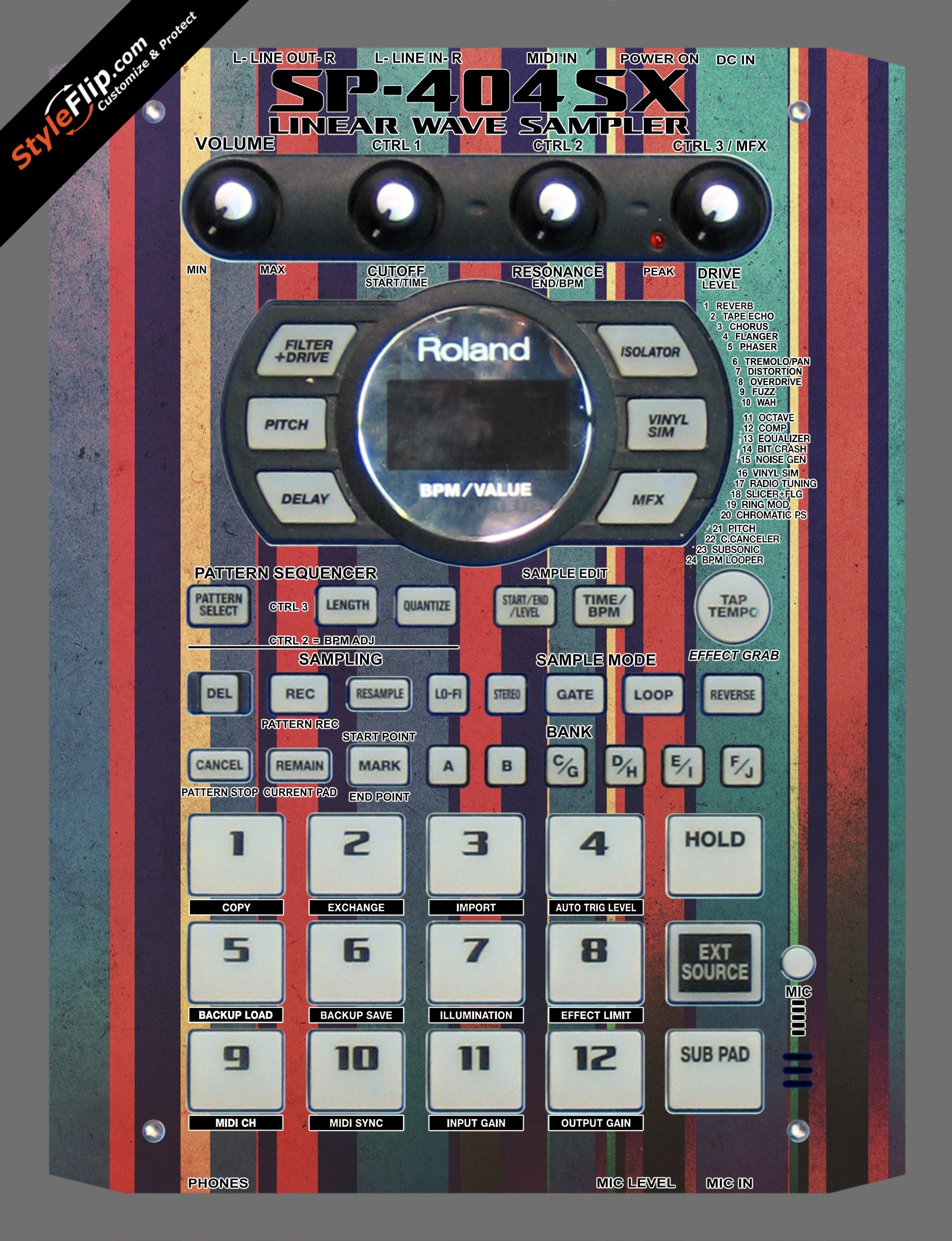 Carnival  Roland SP-404 SX