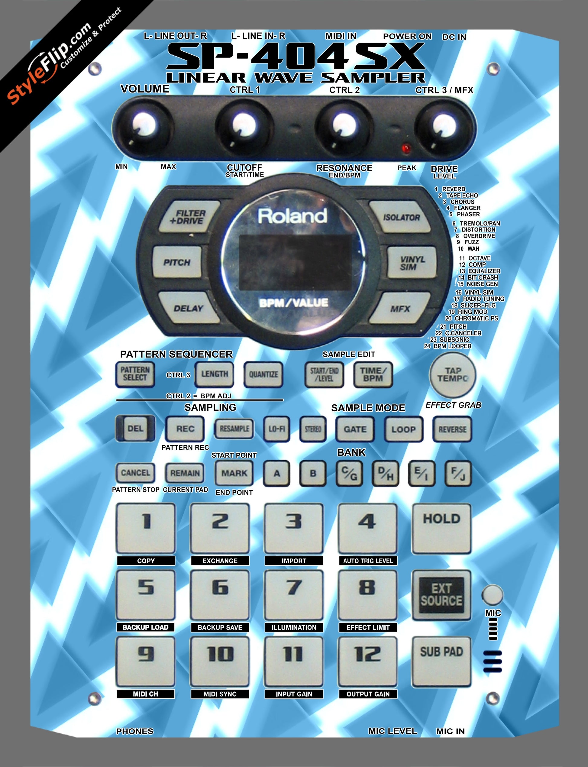 Frozen Roland SP-404 SX