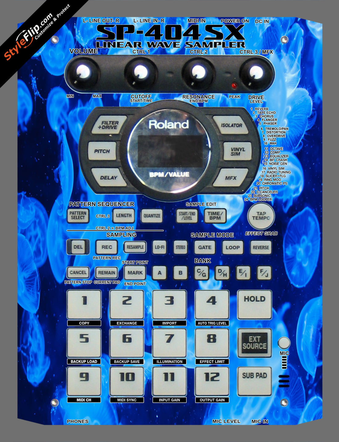 Jellyfish Roland SP-404 SX