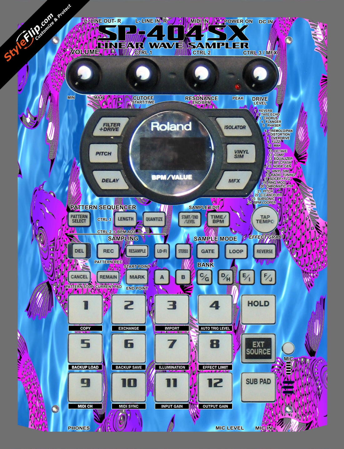 Koi Roland SP-404 SX