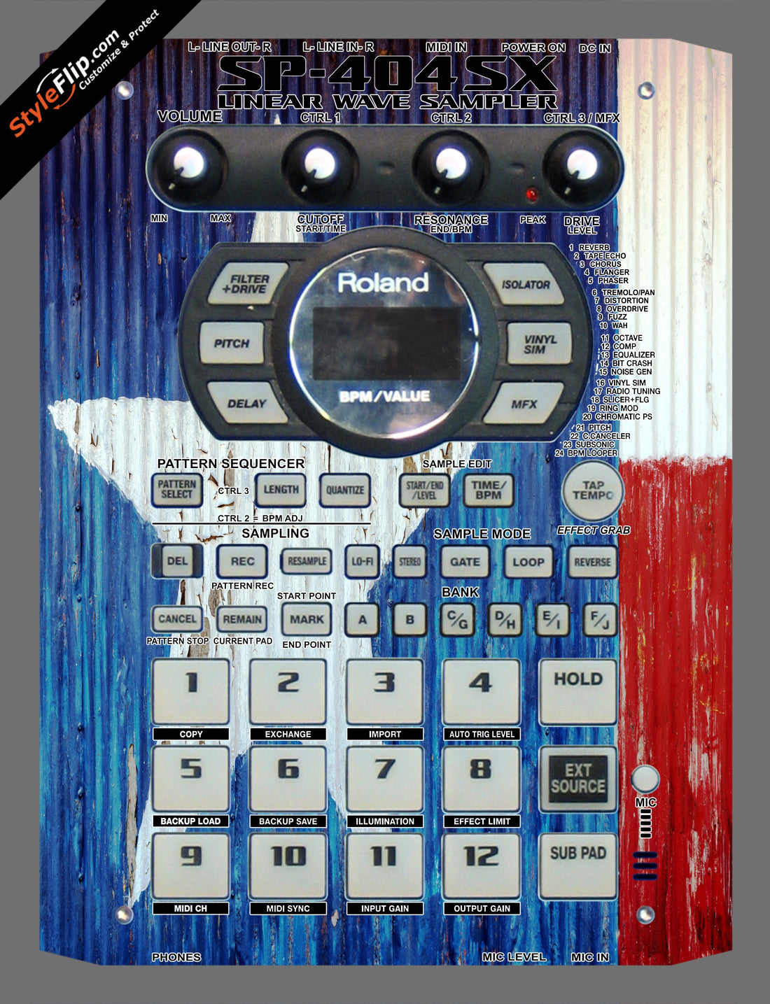Lone Ranger Roland SP-404 SX