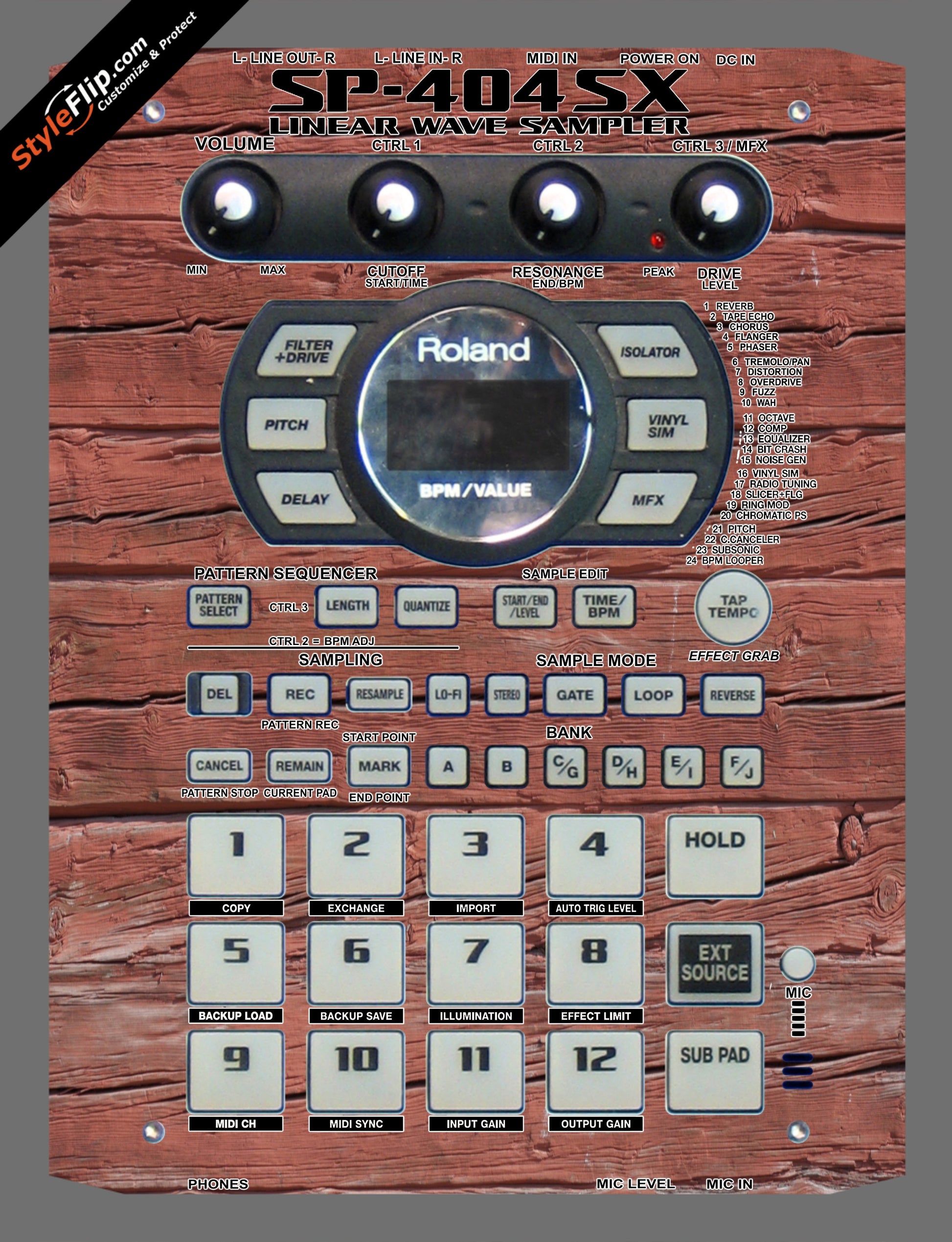 Old Wood  Roland SP-404 SX