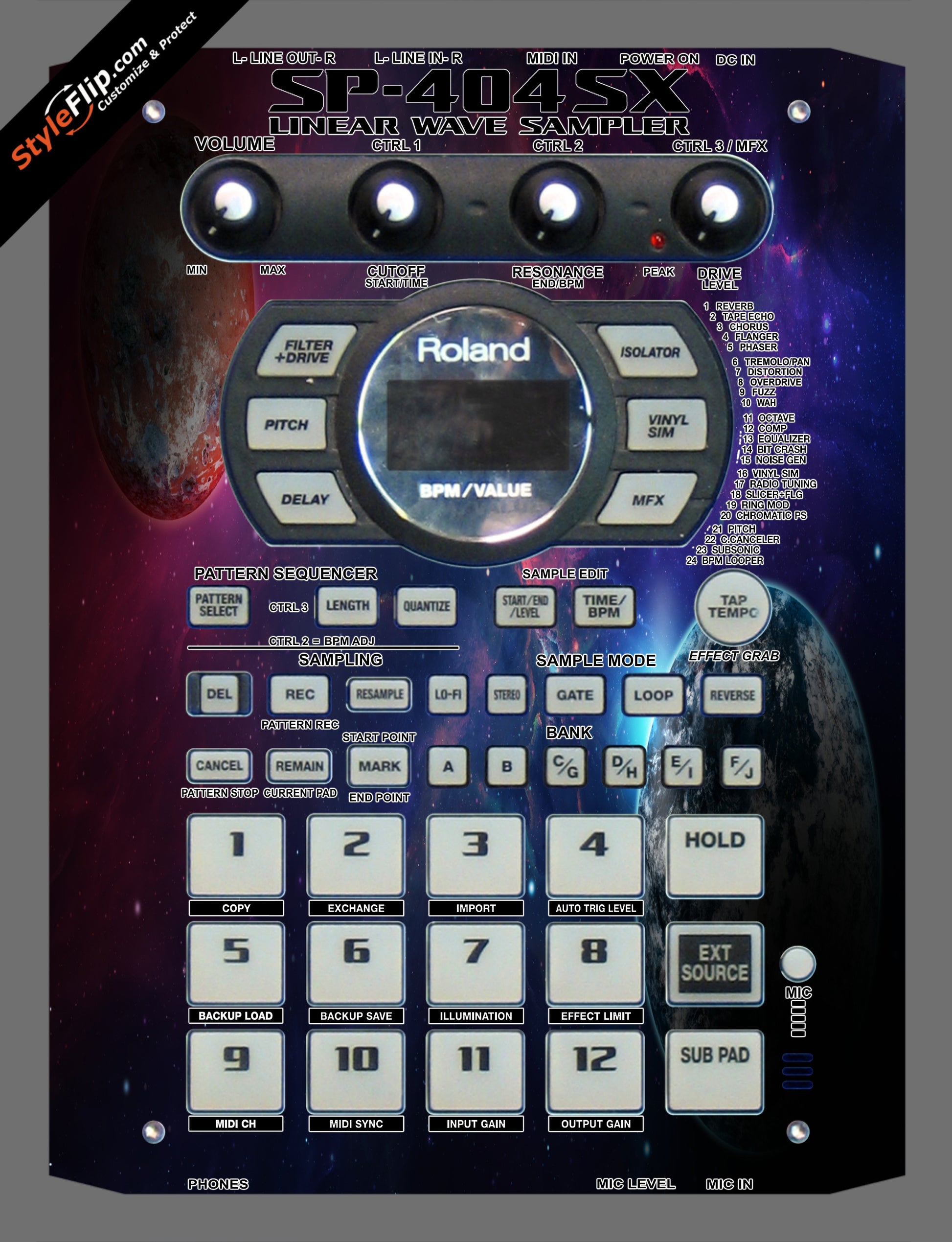 Planetary  Roland SP-404 SX