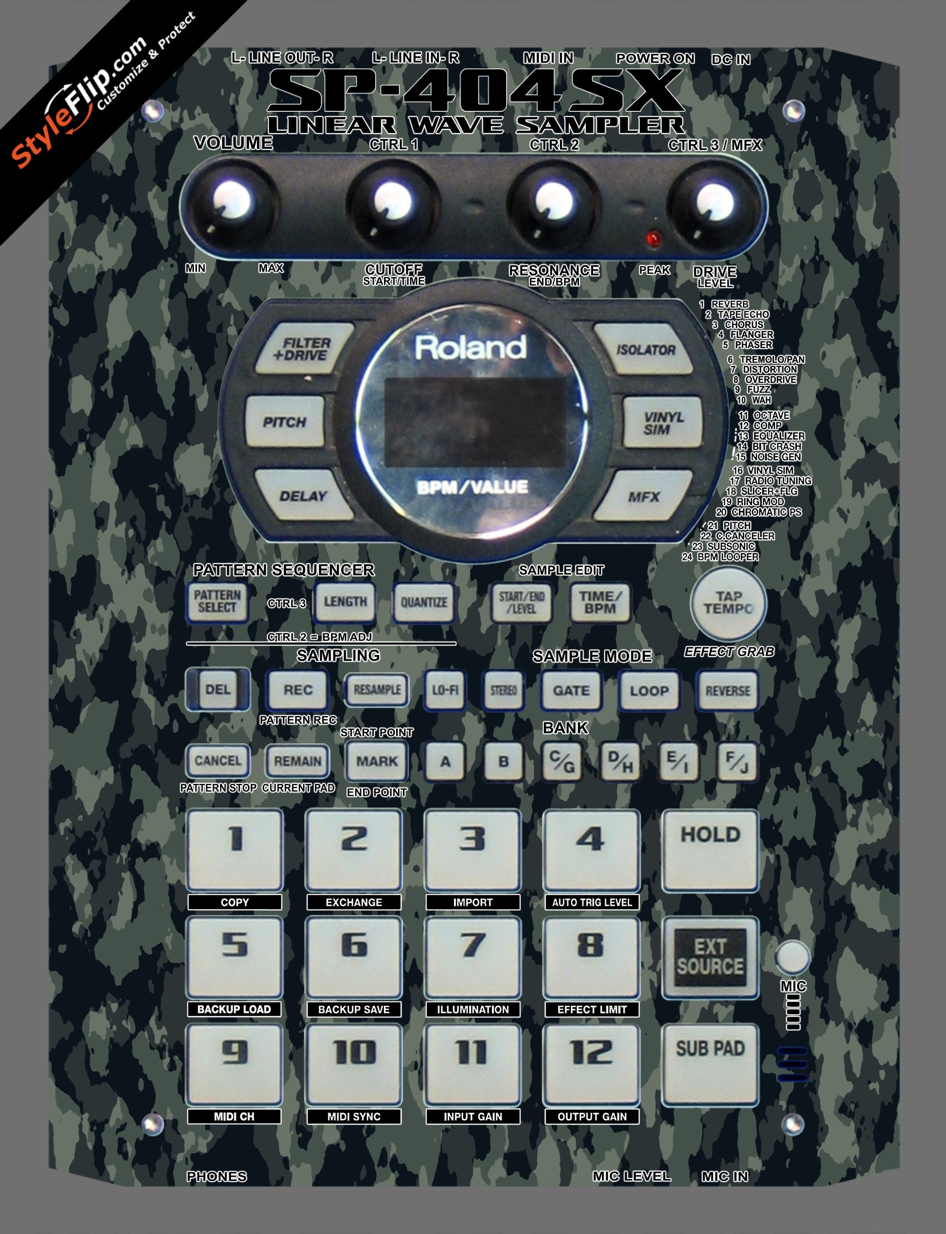 Rambo  Roland SP-404 SX