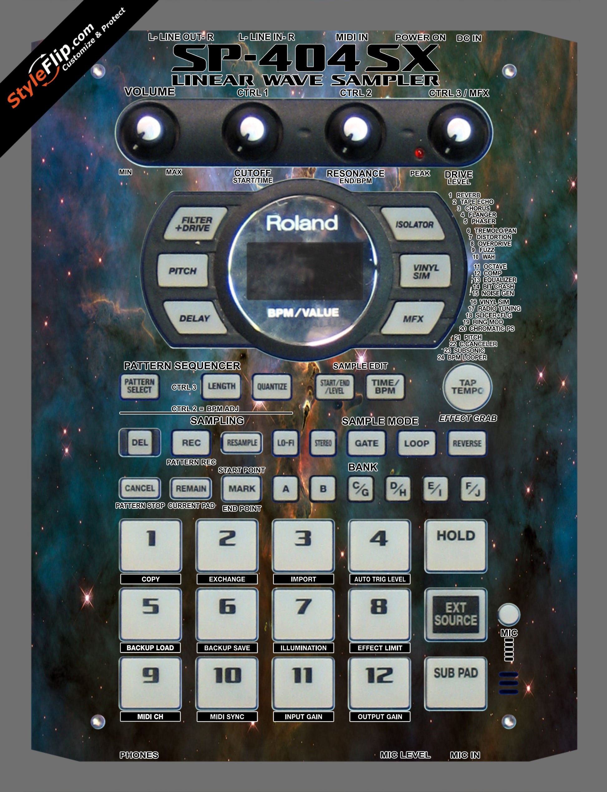 Star Dust  Roland SP-404 SX
