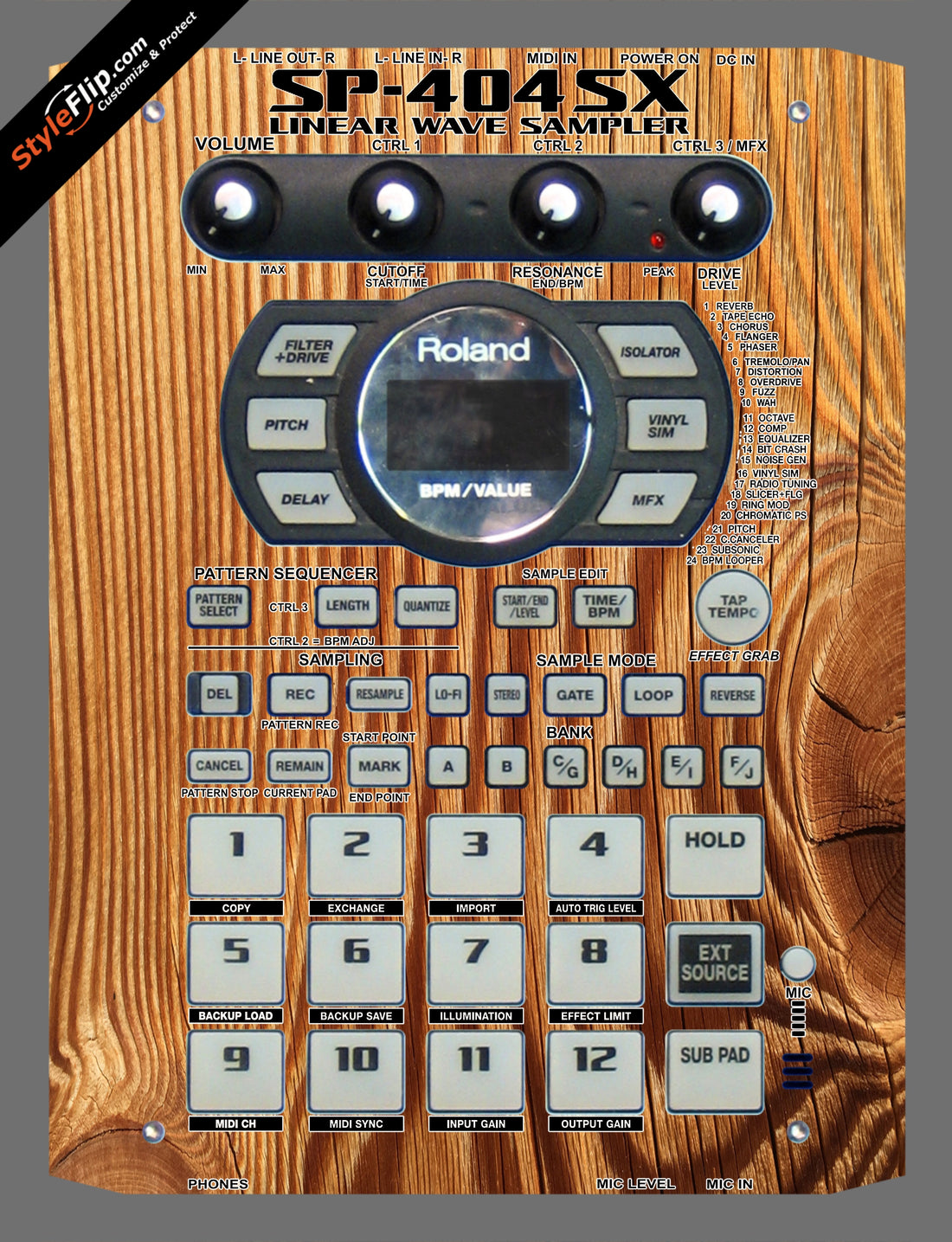 Tree Rings  Roland SP-404 SX